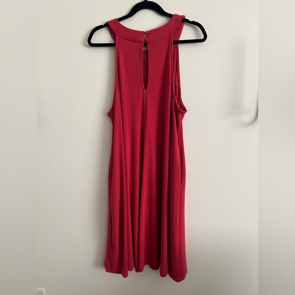 Torrid Red A-Line Mini Rib Trapeze Dress - Picture 9 of 9